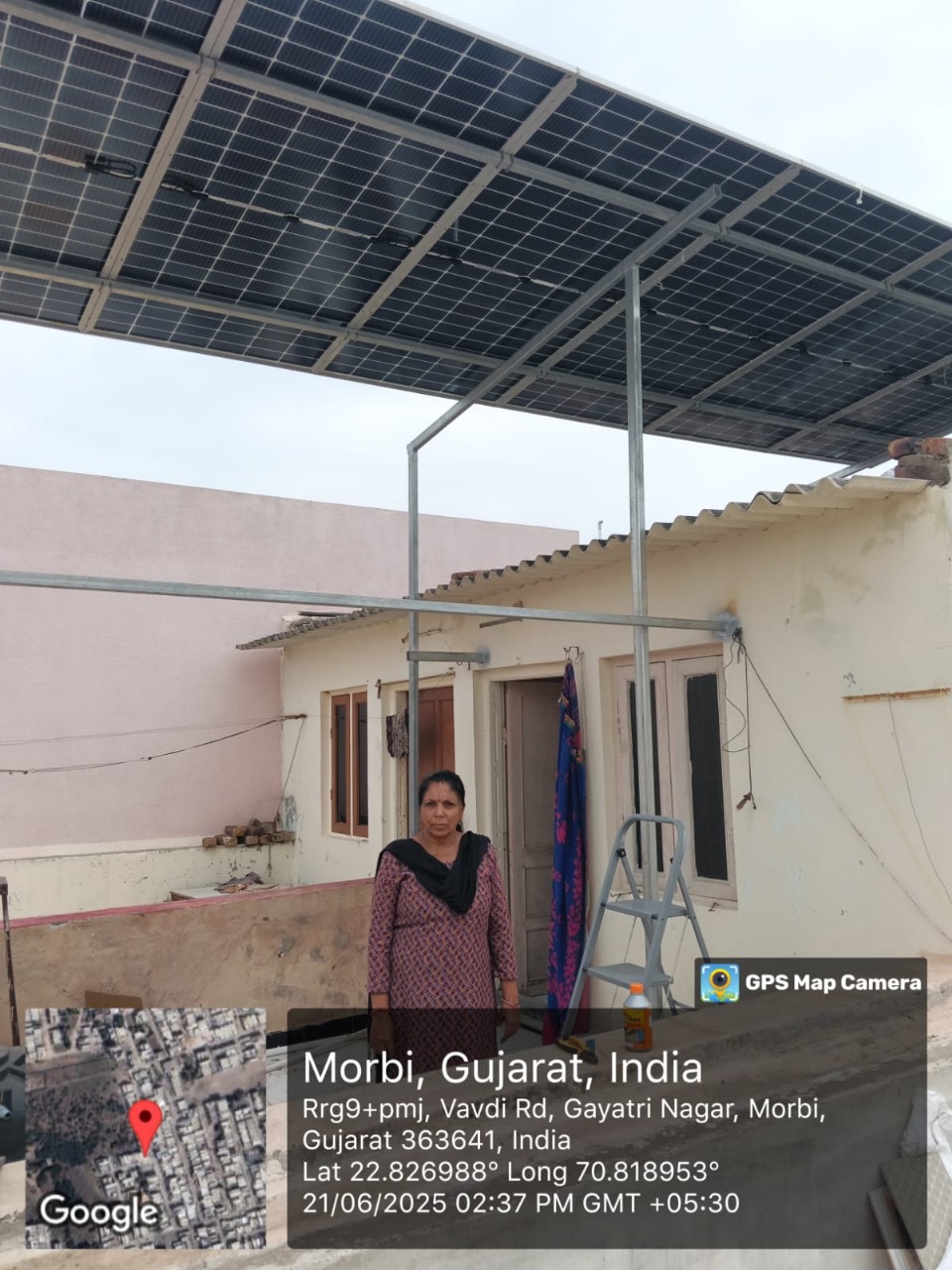 Solar installation for customer 12