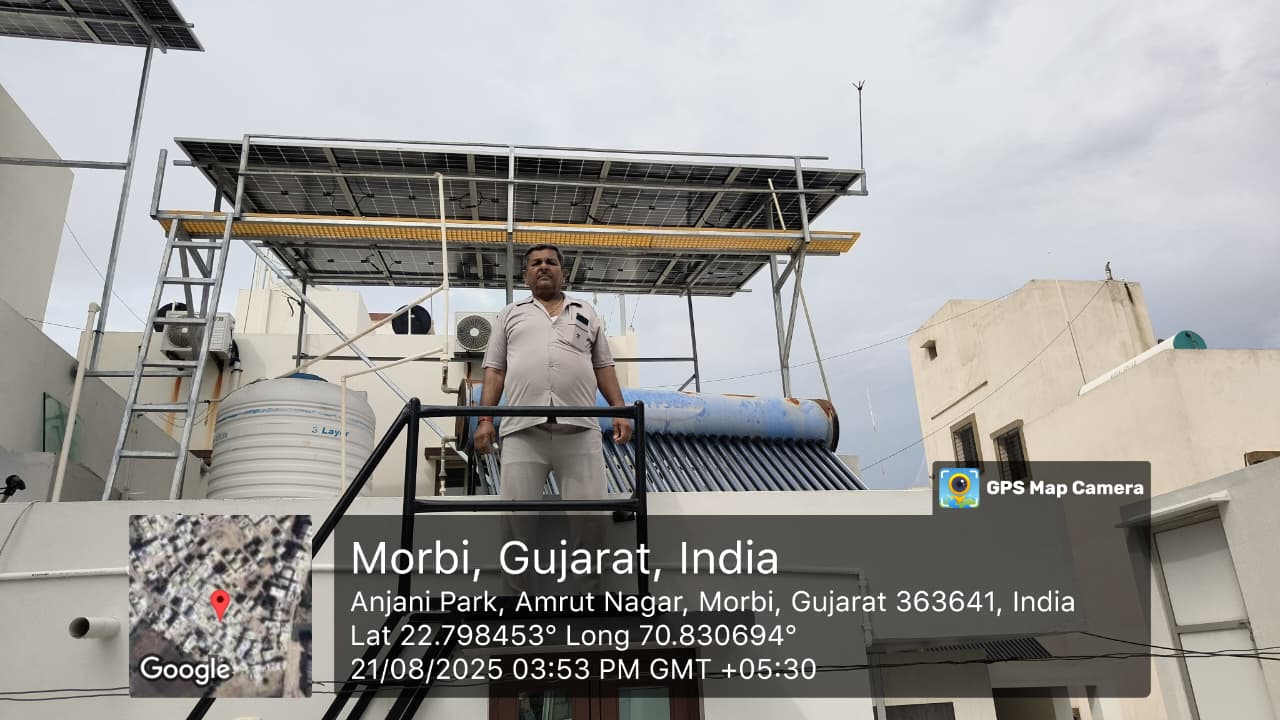 Solar installation for customer 19