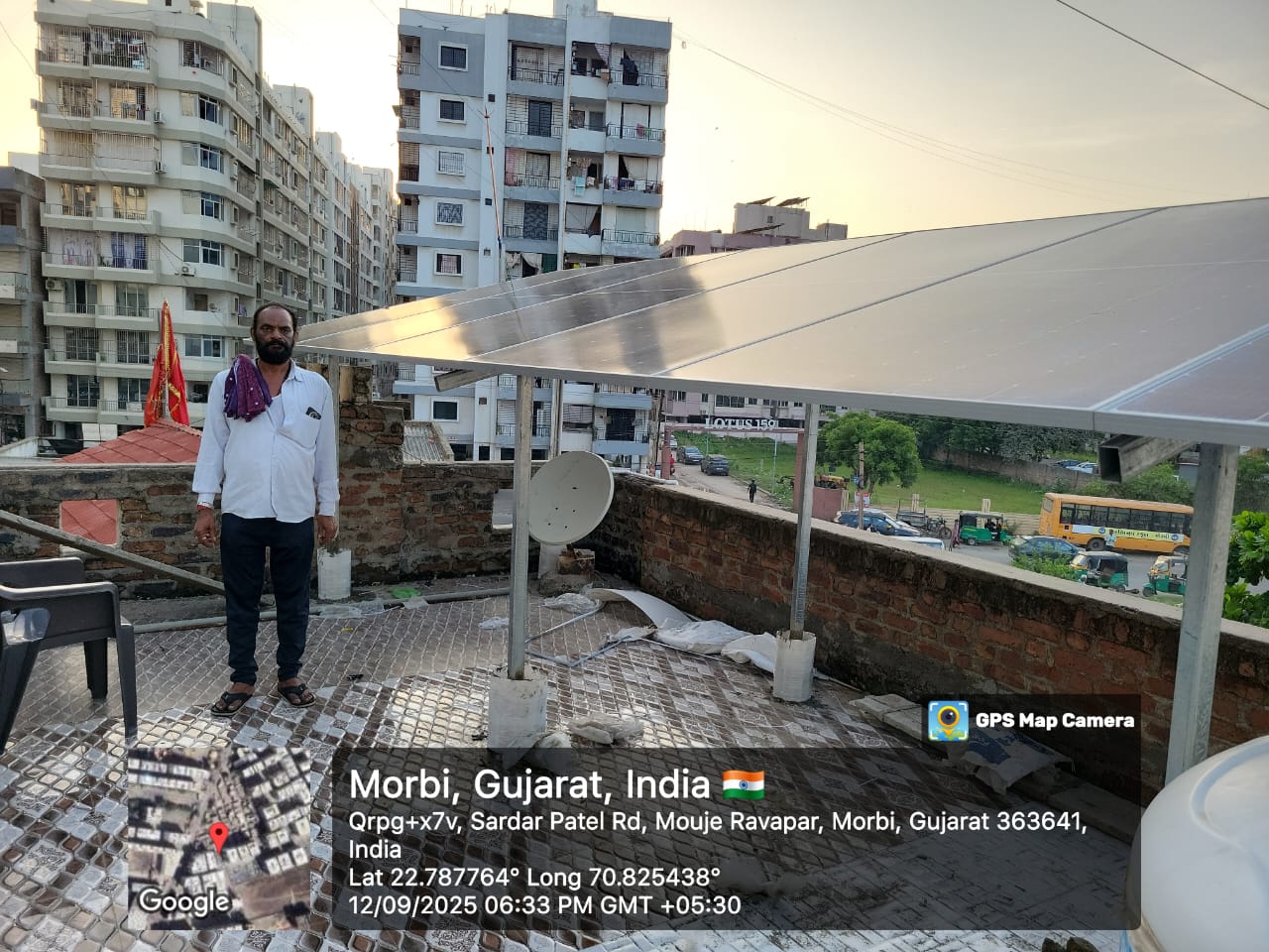 Solar installation for customer 20