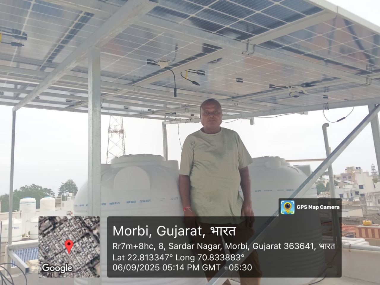 Solar installation for customer 22